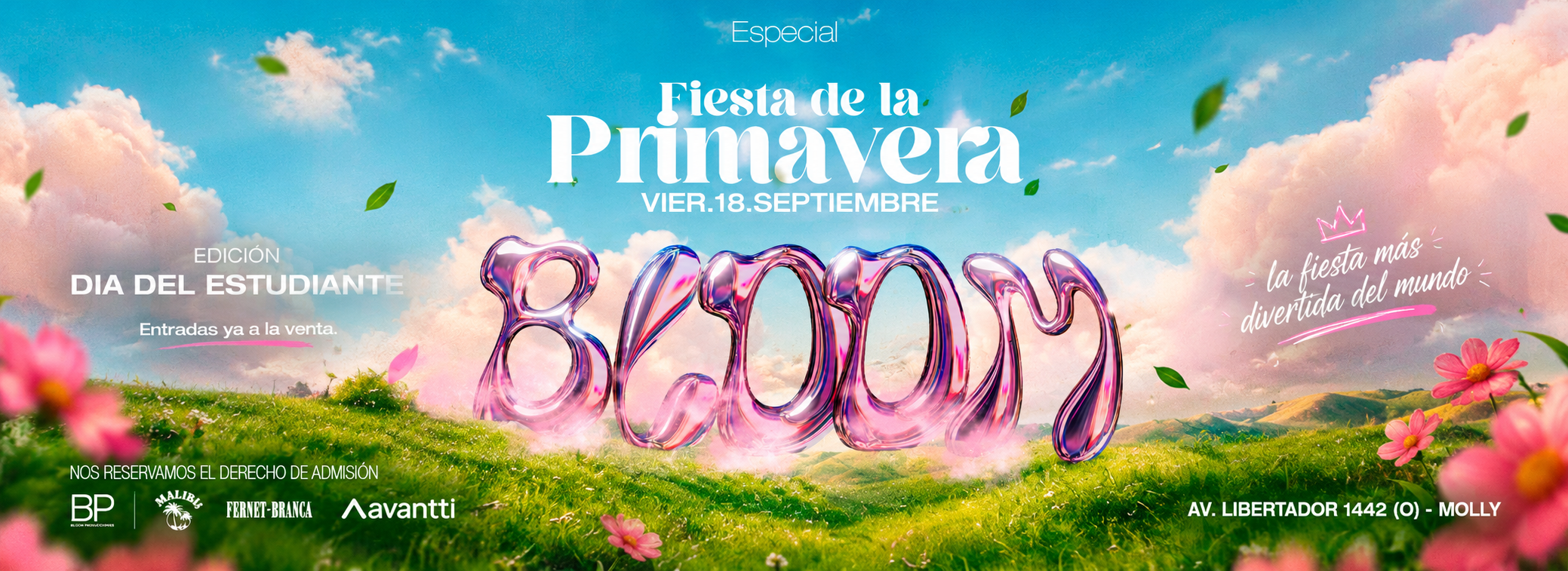 FIESTA BLOOM | Edición Día del Estudiante 🎓🌼 - BLOOM PRODUCCIONES
