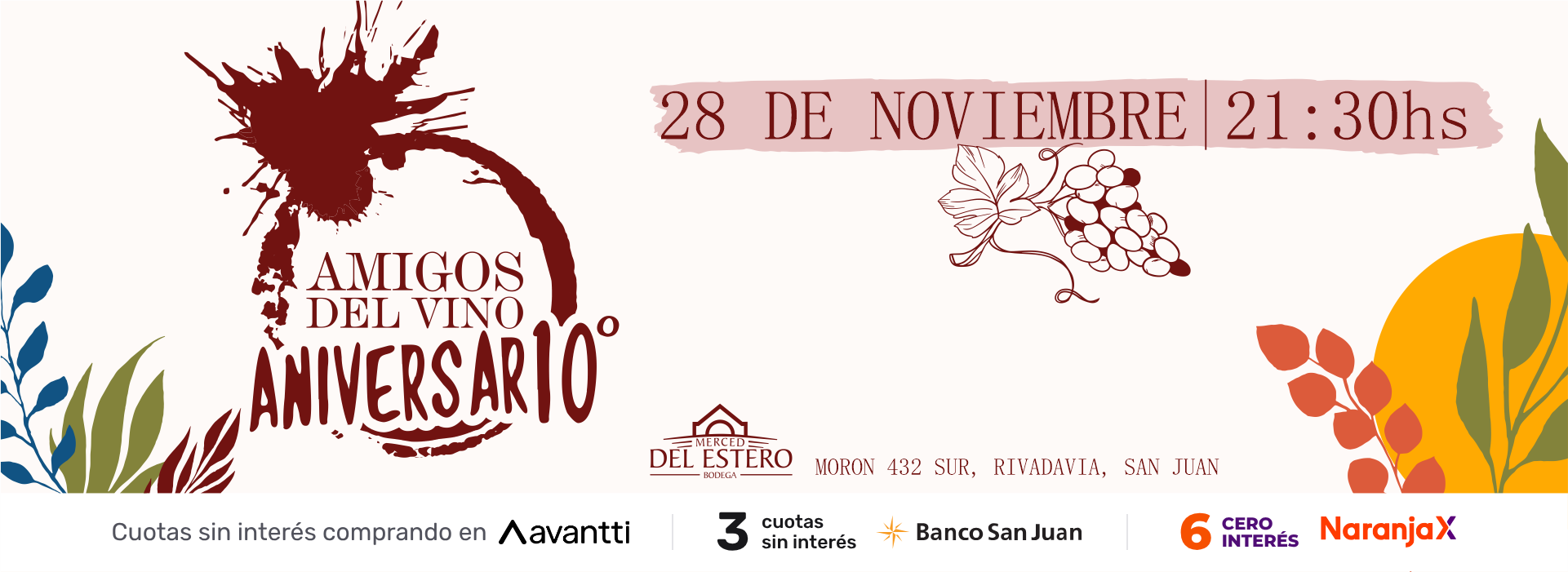 10° aniversario - Amigos del vino - Amigos del vino