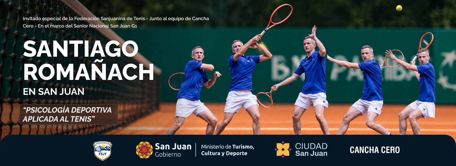 Santiago Romañach en San Juan - Federación Sanjuanina de Tenis